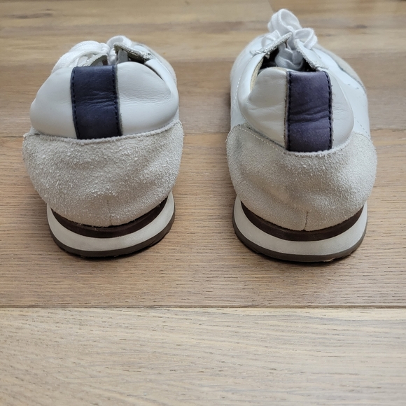 Banana Republic Thane Leather Trainer Sneaker White Leather Sz. 10M - Picture 10 of 16